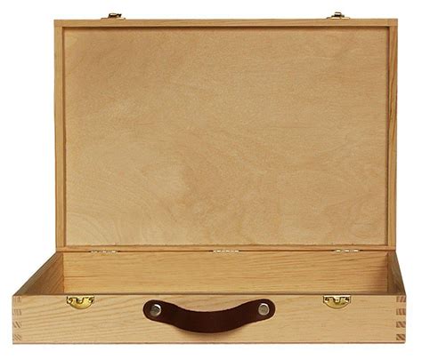 wooden box with metal carry handle|Square Wood Box With Handle .